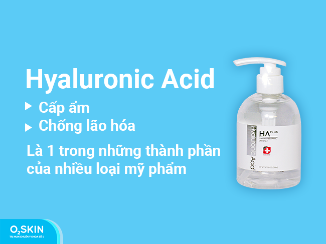 Hyaluronic Acid có khả năng dưỡng ẩm và chống lão hóa rất hiệu quả.
