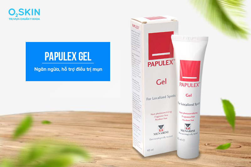 Papulex Gel ngăn ngừa, hỗ trợ điều trị mụn - 40ml 