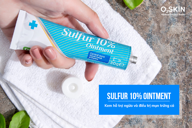 Sulfur 10% Ointment - Kem hỗ trợ ngừa và điều trị mụn trứng cá - 30g