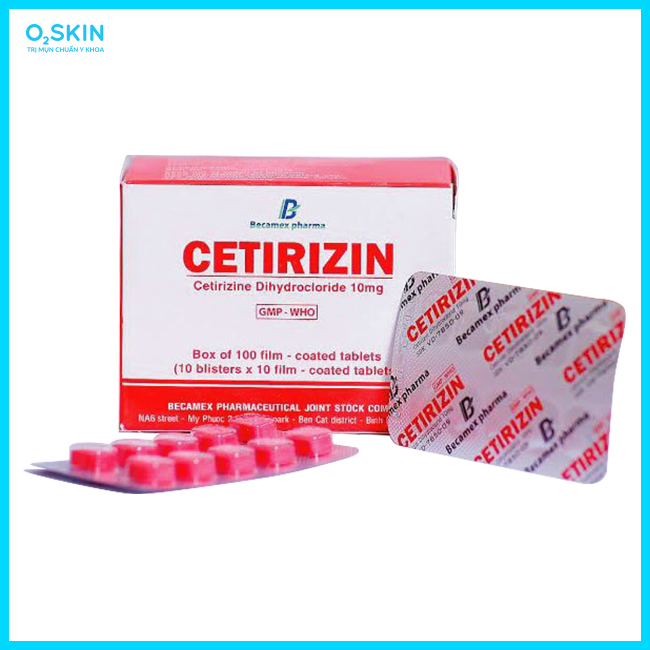 Cetirizin chống dị ứng