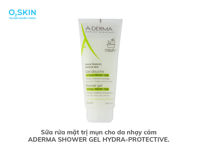 Sữa tắm rửa trị nhọt cho tới domain authority nhạy bén Aderma Shower Gel Hydra-Protective.