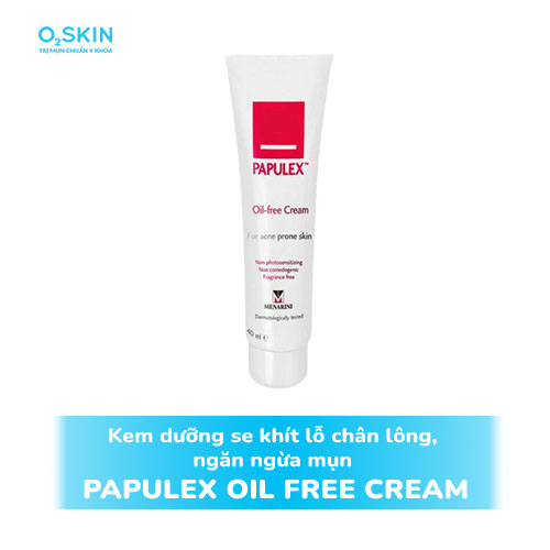 Kem chăm sóc thu nhỏ chân lông, ngăn chặn nhọt Papulex Oil Free Cream