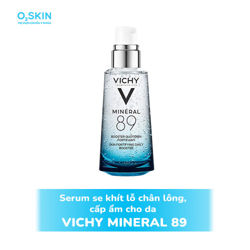 Serum thu nhỏ chân lông, cấp cho độ ẩm mang đến domain authority Vichy Mineral 89