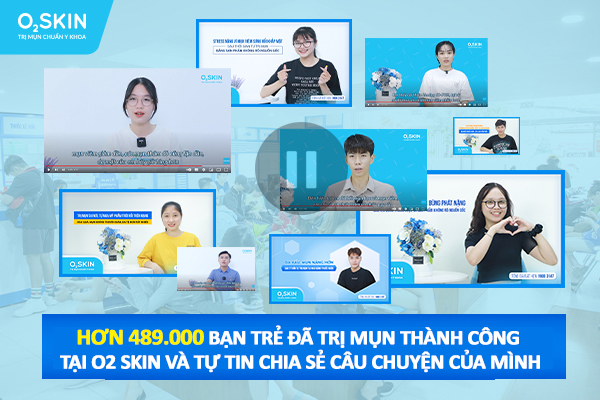 Hơn 489.000 Khách hàng điều trị mụn thành công tại O2 SKIN